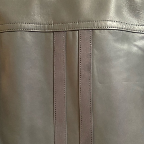 Men’s Coach Leather Blouson Jacket, Size 50 - Picture 8 of 16